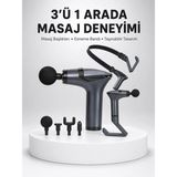 Marsilyan Titreşimli Şarjlı Masaj Aleti 3in1 Fonksiyonel Çok Amaçlı Model Yeni Nesil