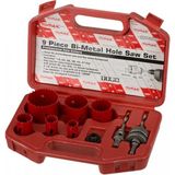 Marsilyan Tomax Bi-Metal Panç Takımı - 9`lu Set (19-57 Mm), Ahşap Için, Çantalı