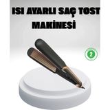 Marsilyan Tost Model Saç Maşası 220°C Hızlı Isınan