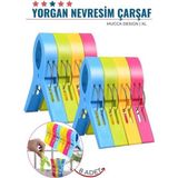 Marsilyan Transformacion Xl Yorgan Nevresim Çarşaf Mandalı 8 Adet Mucca Design 718221 - Renkli - standart