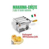 Marsilyan Turk Makarna Makinası Erişte Makarna Kesici Erişte Makinası 304 Paslanmaz Çelik - MCT6674-8065- 180 mm - Çok Renkli