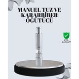 Marsilyan Tuz ve Kararbiber Öğütücü - Şeffaf Akrilik Hazne - Renkli - standart