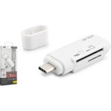 Marsilyan Type-C 3.2 Gen1 Kart Okuyucu Sd Microsd 5 Gbps Beyaz TC301