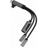 Marsilyan Type-C Hub Kart Okuyucu 4 Port HDX7877 - Renkli - standart