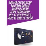 Marsilyan Unısex Yuvarlak Ekranlı 7 Kordonlu Akıllı Saat Gps Destekli Çoklu Kordon Seçeneği - 1 - Renkli