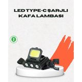 Marsilyan USB Şarjlı Kafa Feneri 800 Lumen Ayarlanabilir Cob ve Xpe LED - Renkli - standart