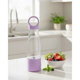 Marsilyan USB Şarjlı Taşınabilir Smoothie Blender 400 ml - Ahşap
