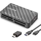 Marsilyan USB Type-C 3.1 Gen1 All In One Kart Okuyucu Cf Sd Microsd Ms Xd 5 Gbps Siyah HDX7064