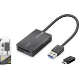 Marsilyan USB Type-C 3.2 Gen1 All In One Kart Okuyucu Cf Sd Microsd Ms 5 Gbps Siyah C313 - Renkli - standart