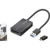 Marsilyan USB Type-C 3.2 Gen1 All In One Kart Okuyucu Cf Sd Microsd Ms 5 Gbps Siyah C313