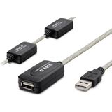 Marsilyan USB Uzatma Kablosu 25 M - Silver Siyah HDX7546 - Renkli - standart