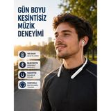 Marsilyan Uzun Süre Dayanıklı Manyetik Başlıklı Bluetooth Kulaklık - Renkli - 1