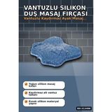 Marsilyan™- Vantuzlu Silikon Duş Masaj Fırçası 1 Adet - Ayak ve Sırt Temizliği Için BX-313496