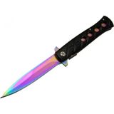 Marsilyan Venom K033 Gökkuşağı Kamp Çakı 23CM- Yarı Otomatik, Kemerlikli - 1