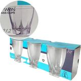 Marsilyan Venüs 3'lü Su Bardağı 250ML -212 - Renkli
