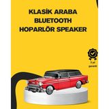 Marsilyan Vintage Tasarımlı LED Işıklı Bluetooth Hoparlör 10W - Renkli