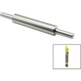 Marsilyan Vocen Rolling Pin Çelik Metal Merdane - Hamur Rulosu Merdane: 25CM - Sap: 2X9CM =T.UZUNLUK:43CM (4887) - Renkli
