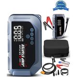 Marsilyan VTN-605 Şarjlı 12.000 Mah Taşınabilir Çantalı Araç Akü Şarj Takviyeli Işıklı Hava Kompresörü