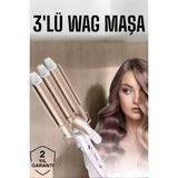 Marsilyan Wag Maşa Negatif Iyon Teknolojili Isı Ayarlı Saç Maşası - Renkli - standart