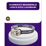 Marsilyan Wave Sensörlü LED Kafa Lambası Şarjlı Ayarlanabilir Işık - 1 - Renkli