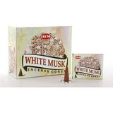 Marsilyan™- White Musk Aromalı Konik Tütsü - Renkli - 1