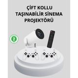 Marsilyan Wi-Fi 6 ve Bluetooth 5.0 Destekli 4K Akıllı Projeksiyon Cihazı