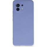 Marsilyan™- Xiaomi Mi 11 Kılıf Nano Içi Kadife Silikon - Lila