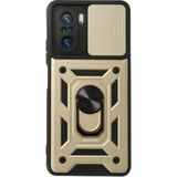 Marsilyan™- Xiaomi Poco F3 Kılıf Pars Lens Yüzüklü Silikon - Gold
