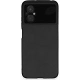 Marsilyan™- Xiaomi Poco M5 Kılıf Loop Deri Silikon - Siyah