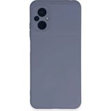Marsilyan™- Xiaomi Poco M5 Kılıf Nano Içi Kadife Silikon - Gri
