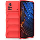 Marsilyan™- Xiaomi Poco X4 Pro 5g Kılıf Optimum Silikon - Kırmızı