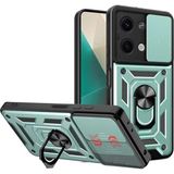 Marsilyan™- Xiaomi Poco X6 Kılıf Pars Lens Yüzüklü Silikon - Yeşil