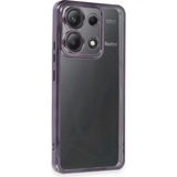 Marsilyan™- Xiaomi Poco X6 Kılıf Razer Lensli Silikon - Mor