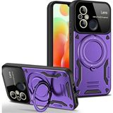 Marsilyan™- Xiaomi Redmi 12C Kılıf Joy Lens Standlı Kapak - Mor