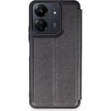 Marsilyan™- Xiaomi Redmi 13C Kılıf Flip Cover - Siyah