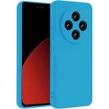 Marsilyan™- Xiaomi Redmi 14C Kılıf Nano Içi Kadife Silikon - Mavi
