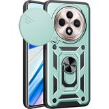 Marsilyan™- Xiaomi Redmi 14C Kılıf Pars Lens Yüzüklü Silikon - Yeşil