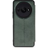 Marsilyan™- Xiaomi Redmi A3 4g Kılıf Flip Cover - Koyu Yeşil
