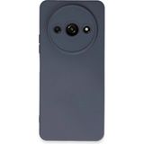 Marsilyan™- Xiaomi Redmi A3 4g Kılıf Nano Içi Kadife Silikon - Gri