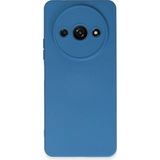 Marsilyan™- Xiaomi Redmi A3 4g Kılıf Nano Içi Kadife Silikon - Mavi