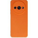 Marsilyan™- Xiaomi Redmi A3 4g Kılıf Nano Içi Kadife Silikon - Turuncu