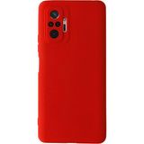 Marsilyan™- Xiaomi Redmi Note 10 Pro Kılıf Nano Içi Kadife Silikon - Kırmızı