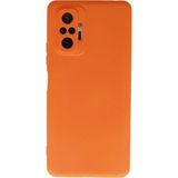 Marsilyan™- Xiaomi Redmi Note 10 Pro Kılıf Nano Içi Kadife Silikon - Turuncu