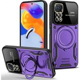 Marsilyan™- Xiaomi Redmi Note 11 Pro Kılıf Joy Lens Standlı Kapak - Mor