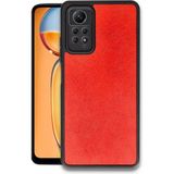 Marsilyan™- Xiaomi Redmi Note 12 Pro 4g Kılıf Aras Deri Kapak - Kırmızı