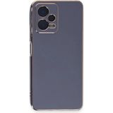 Marsilyan™- Xiaomi Redmi Note 12 Pro Plus Kılıf Volet Silikon - Mavi
