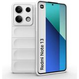 Marsilyan™- Xiaomi Redmi Note 13 4g Kılıf Optimum Silikon - Krem