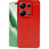 Marsilyan™- Xiaomi Redmi Note 13 Pro 4g Kılıf Auto Focus Kapak - Kırmızı