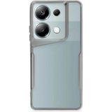 Marsilyan™- Xiaomi Redmi Note 13 Pro 4g Kılıf Boyi Silikon Kapak - Gümüş