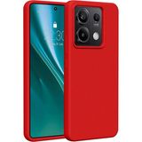 Marsilyan™- Xiaomi Redmi Note 13 Pro 5g Kılıf First Silikon - Kırmızı